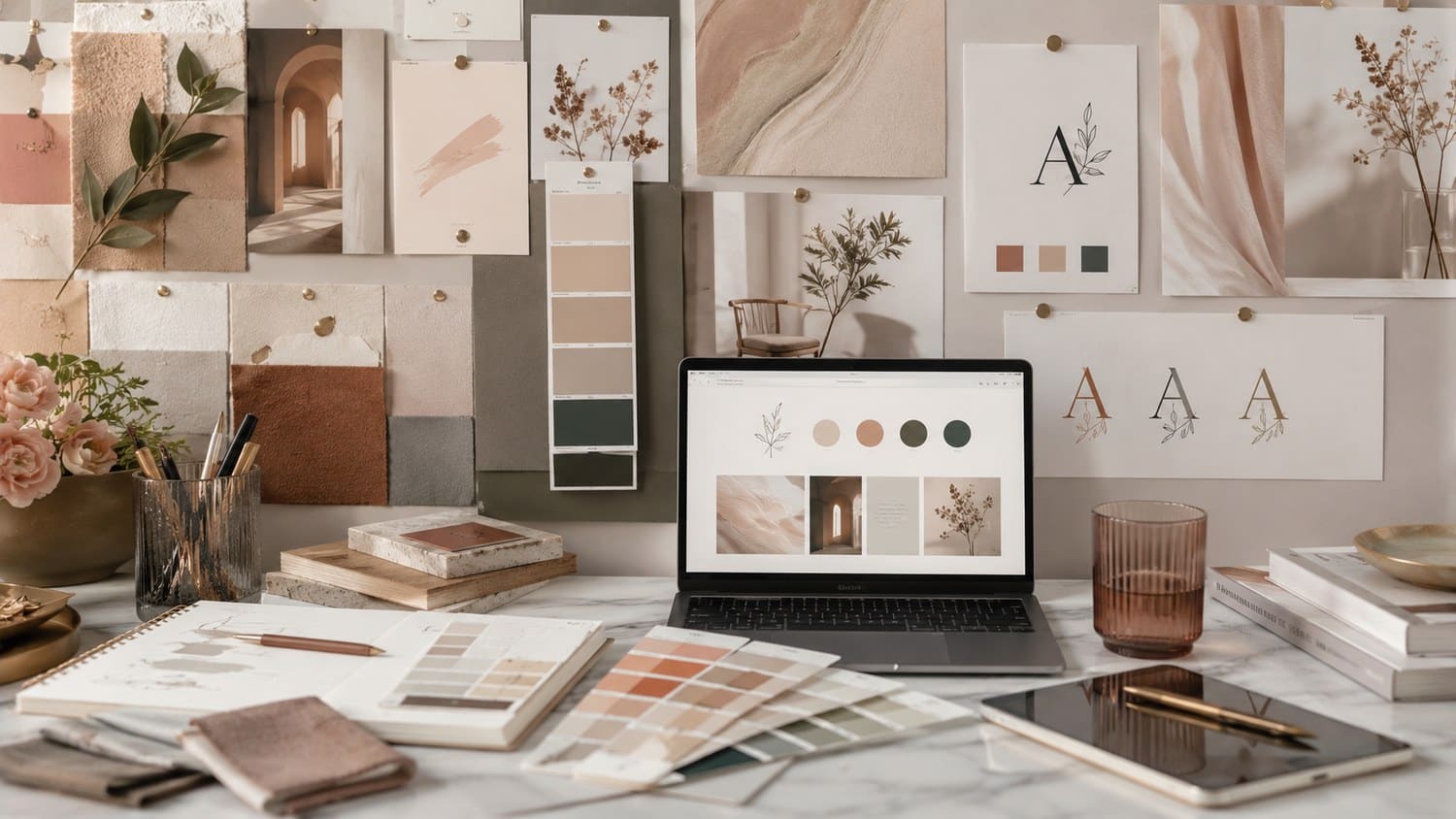 Moodboard, Farben und Schriften: Wie du den Look deiner Website entwickelst